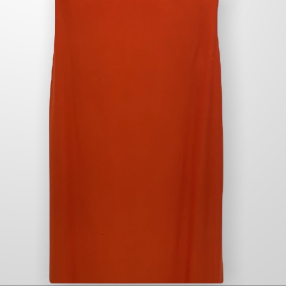 MISSGUIDED Strapless Bodycon Bandeau Dress Bright Orange Size 6 - Picture 3 of 13